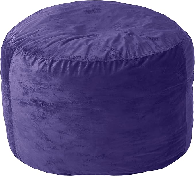Sofa Sack Bean Bag Chair Cover, 4-Feet, Purple