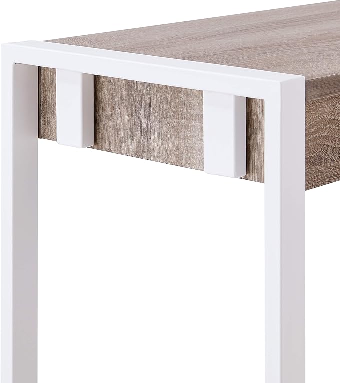 Holly & Martin Macen Console Tables Online - Mocha Gray with White Tables
