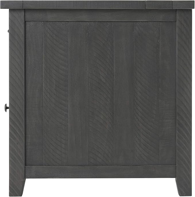 Martin Svensson Home Rustic Chairside Table, Grey