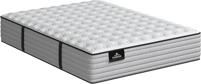 Kingsdown Passions Aspiration 14" Firm Hybrid Mattress, California King, Tan