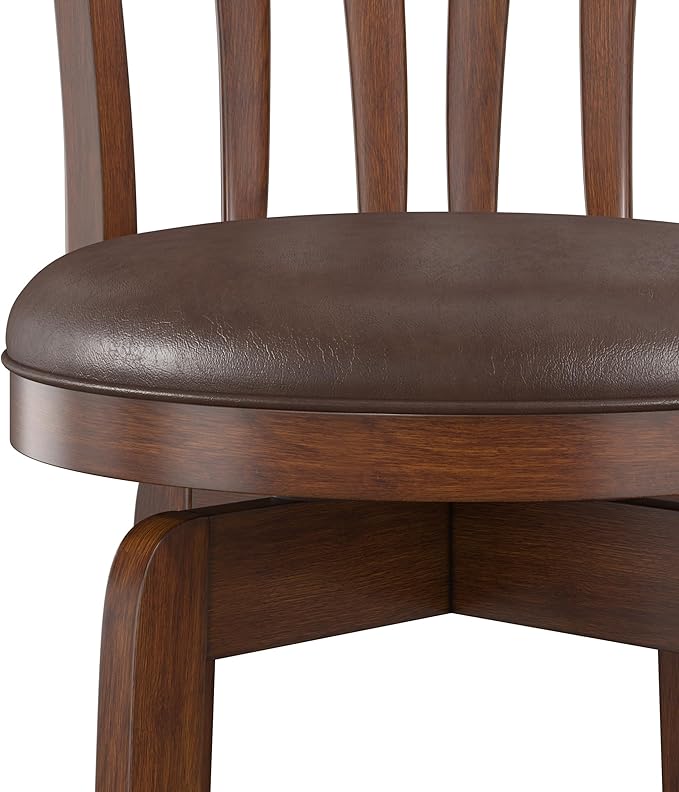 Hillsdale Savana Swivel Counter Stool, Cherry