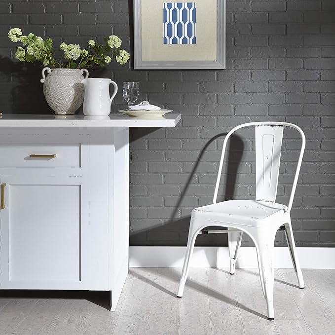 Liberty Furniture Industries Bow Back Side Chair - Antique White-Set of 2