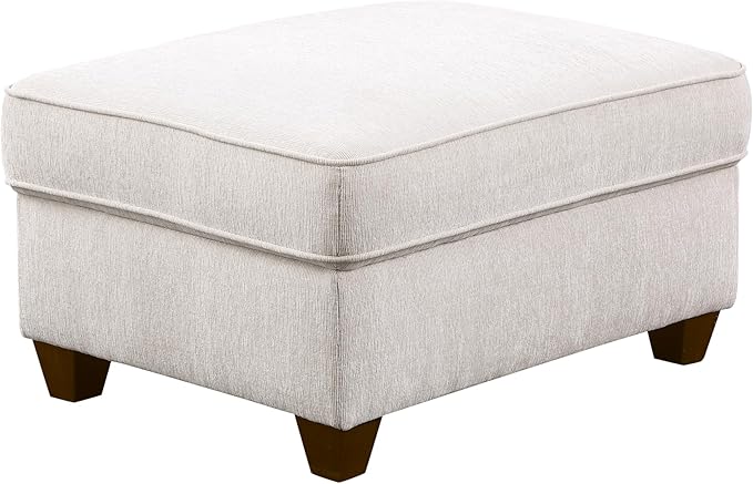 127" L-Shaped Sectional Couch with Movable Ottoman & 6 Throw Pillows,7 Seat Chenille Upholstered Sofa W/2 Cup Holder,USB Port & Hidden Storage Box,DIY Combination,for Living Room,Apartment,Beige