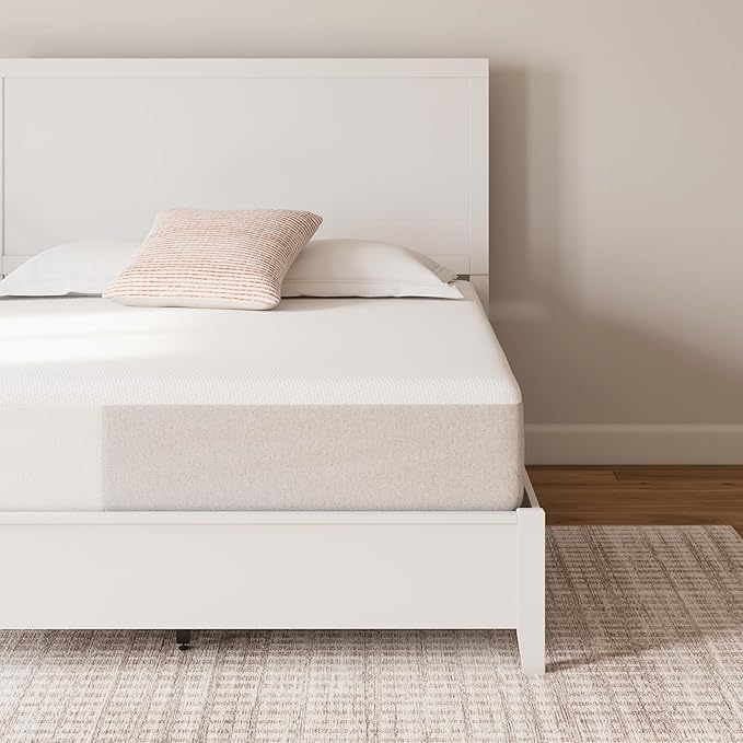 Signature Design by Ashley King Size Cool Max 12 Inch Medium Plush Cooling Gel Infused Memory Foam Mattress for Pressure Relief, Fiberglass Free, Mattress in A Box