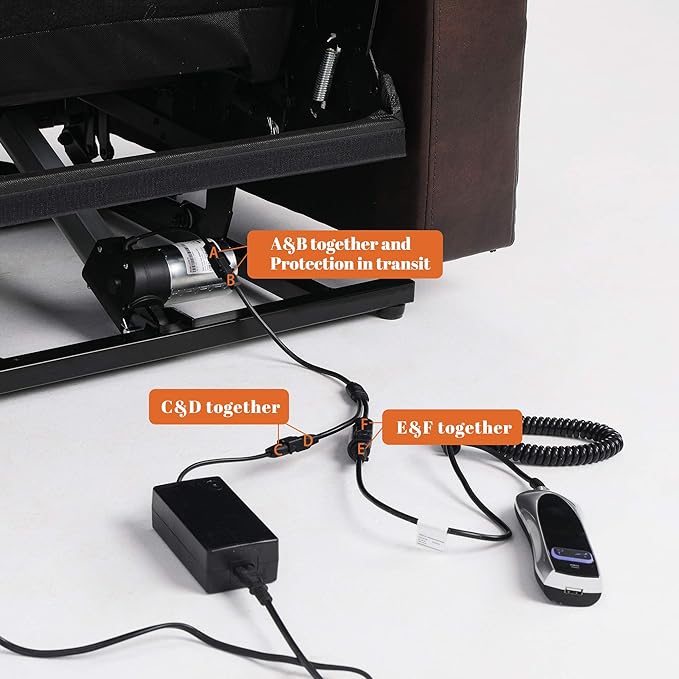 S*MAX Lift Chairs Recliners for Elderly Power Recliner Chairs Full Air Leather Electric Recliner Chairs Side Pockets USB Charge Port and Remote Control Power Lift Recliners Brown