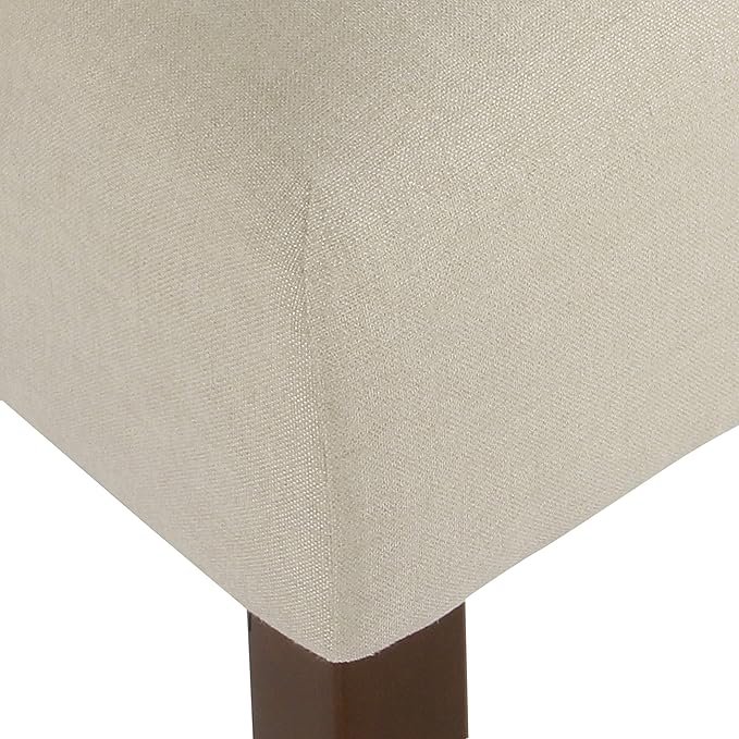 HomePop Home Decor | Upholstered Anywhere Dining Chair | Accent Chairs for Living Room & Bedroom | Decorative Home Furniture (Cream)