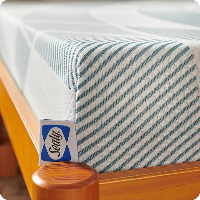 Sealy Dreamlife 8” Foam Mattress-in-a-Box, King, SealyComfort Gel Memory Foam, Surface-Guard Technology, Breathable Comfort