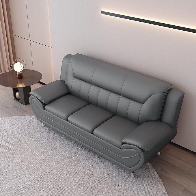 Container Furniture Direct Michael Sofa And Loveseat Gray