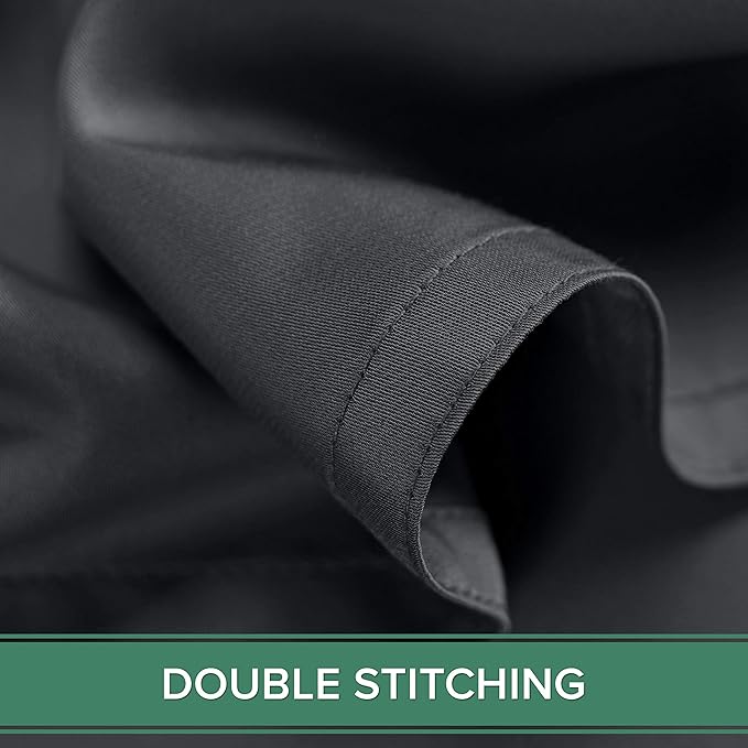 King Sheets by Pure Bamboo, Genuine 100% Organic Viscose Derived from Bamboo Bed Sheet Set, Luxuriously Soft & Cooling, Double Stitching, Lifetime Quality Promise (King, Charcoal)