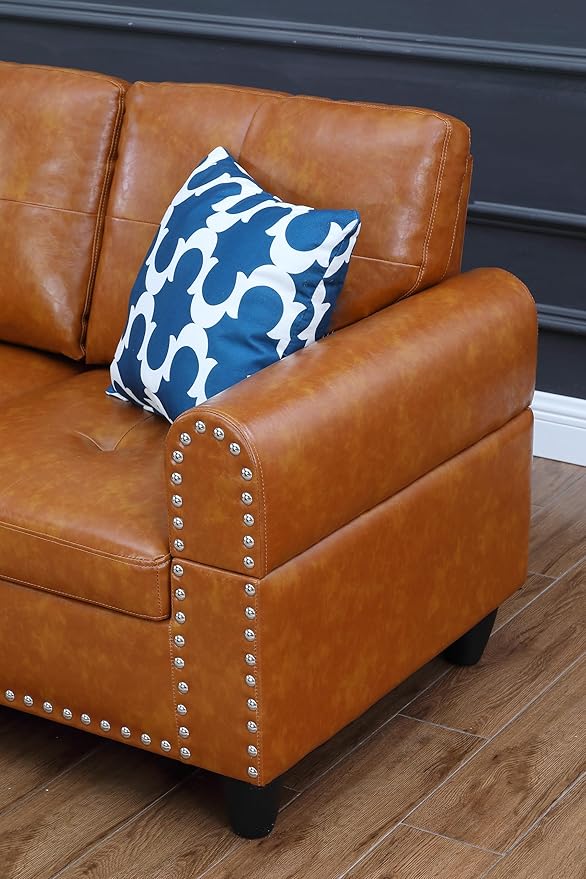 Evan Sectional Sofa for Living Room, Apartment, Bedroom, Office