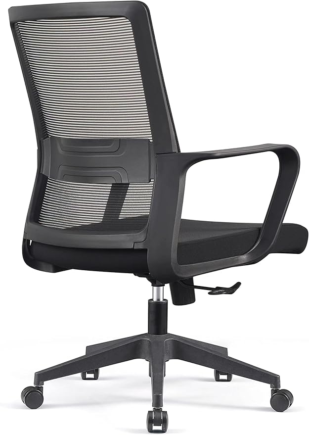 Black Mesh Office Chair - Ergonomic Computer Chair and Desk Chair for Home or Office