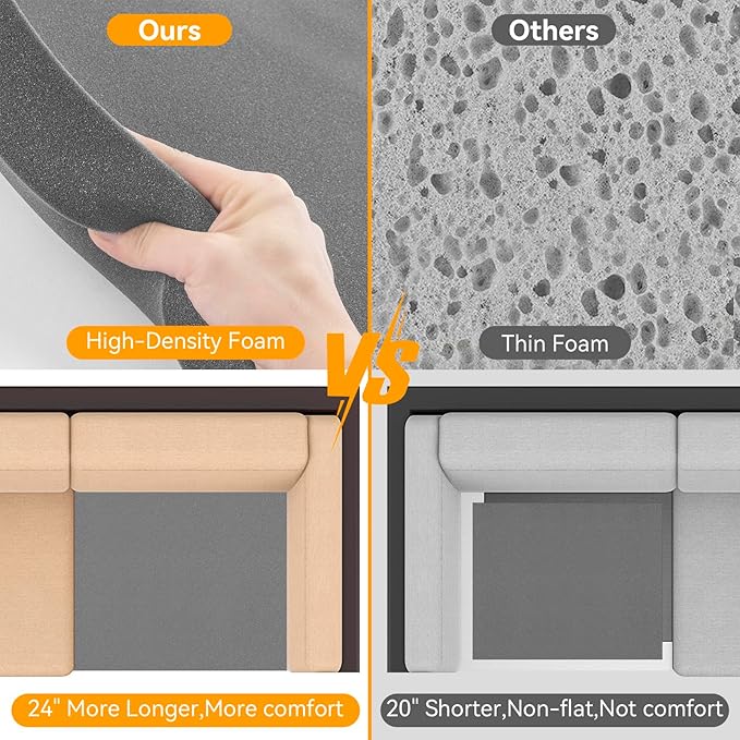 Couch Supports for Sagging Cushions Couch Supporter for Under The Cushions High Density Foam 24 “X 20” Furniture Seat Sagging Repair Set of 2