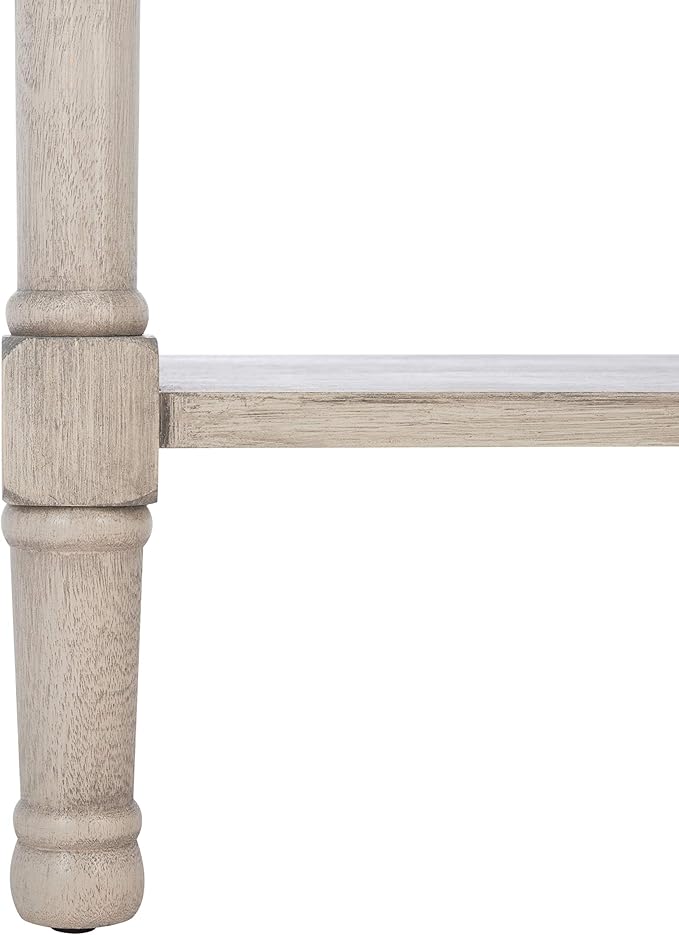 Safavieh Home Collection Tate Greige 2-Drawer Bottom Shelf Console Table