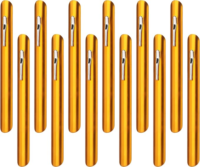New Star Foodservice 22797 Aluminum Table Crumber 6-Inch, Set of 12, Gold