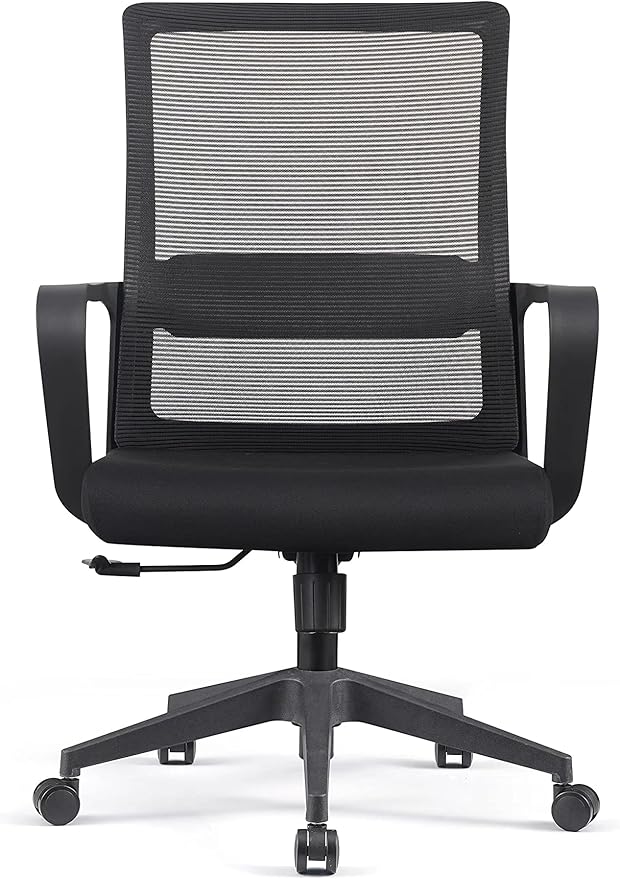 Black Mesh Office Chair - Ergonomic Computer Chair and Desk Chair for Home or Office