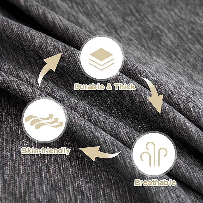 MYSKY HOME Oversized Couch Cover Sofa Covers Couch Covers for 3 Cushion Couch Sofa Pet Friendly L Shaped Couch Cover Sectional Couch Cover Non Slip Furniture Protector for Kids, 91"x150", Dark Grey