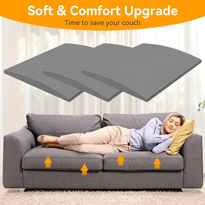 Couch Supports for Sagging Cushions Couch Supporter for Under The Cushions High Density Foam 24 “X 20” Furniture Seat Sagging Repair Set of 1