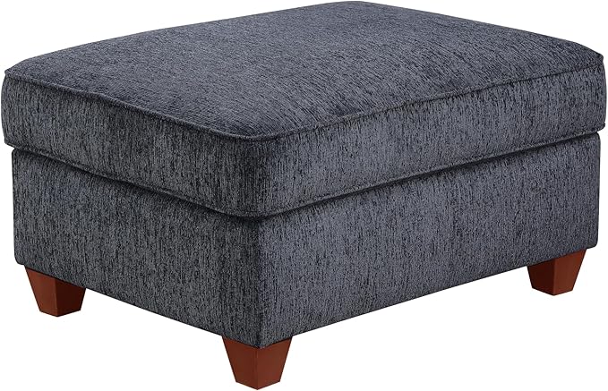 127" L-Shaped Sectional Couch with Movable Ottoman&6 Throw Pillows,7 Seat Chenille Upholstered Sofa W/2 Cup Holder,USB Port&Hidden Storage Box,DIY Combination,for Living Room,Apartment,Dark Gray
