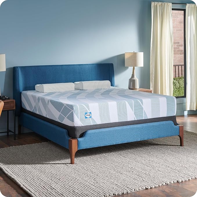 Sealy Dreamlife 10” Foam Mattress-in-a-Box, Twin, SealyComfort Gel Memory Foam, Surface-Guard Technology, 10 Year Limited Warranty, Made in The USA