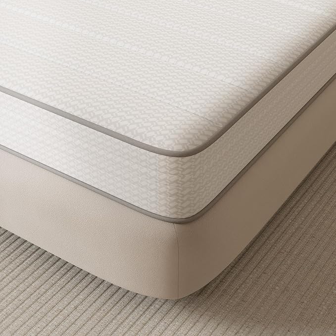 Novilla Twin Mattress, 6 Inch Twin Size Mattresses in a Box with Smarts™ Coil for Pressure Relief, Medium Firm Foam and Spring Hybrid Colchones with CertiPUR-US Certified for Kids
