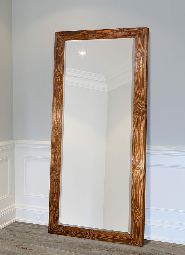 Wexford Home Barnwood Wood Full Length Mirror - Colonial Maple
