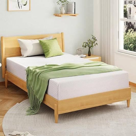 King Size Memory Foam Mattress, 12 Inch Bed Mattress in a Box with Cooling Green Tea Gel, Relieve Pressure with Medium Support, CertiPUR-US Certified, 80''L x 76''W, White