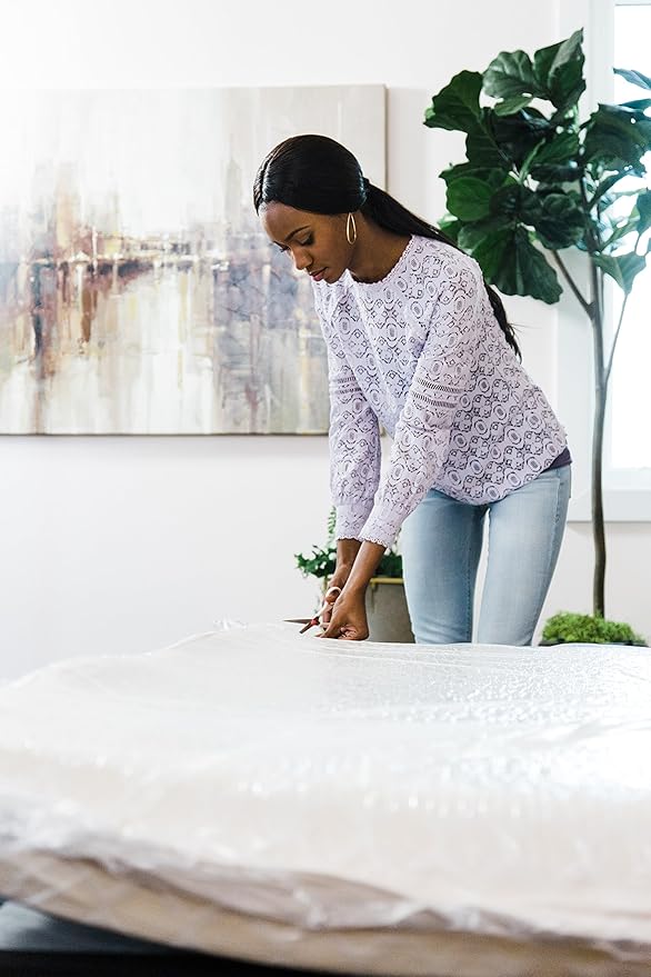 Signature Design by Ashley King Size Chime 8 Inch Medium Firm Gel Memory Foam Mattress with Green Tea & Charcoal Extract, Fiberglass Free, Mattress In A Box