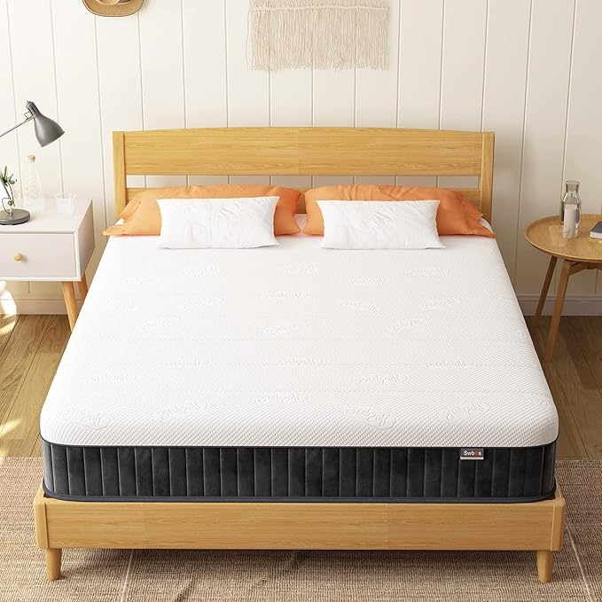 Firm Double Mattress, 12 Inch Memory Foam Full Size Mattress, Full Bed Mattress in a Box,Pressure Relief & Firm Mattress Double Size