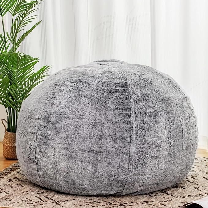 Recaceik Bean Bag Chair Large Bean Bag Chairs, with Fluffy Removable Spongefor, for Living Rooms, bedrooms, Study Rooms, and Offices