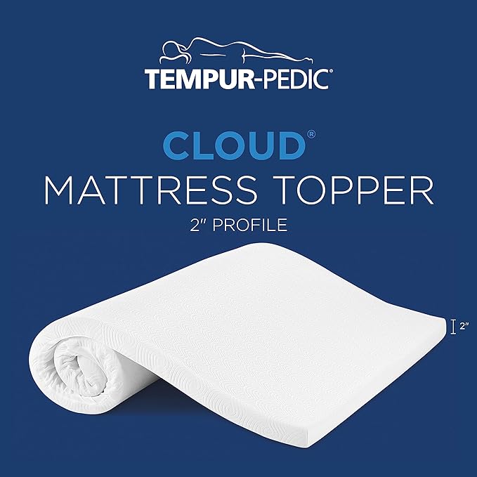 Tempur-Cloud 2-Inch Mattress Topper, Full,White