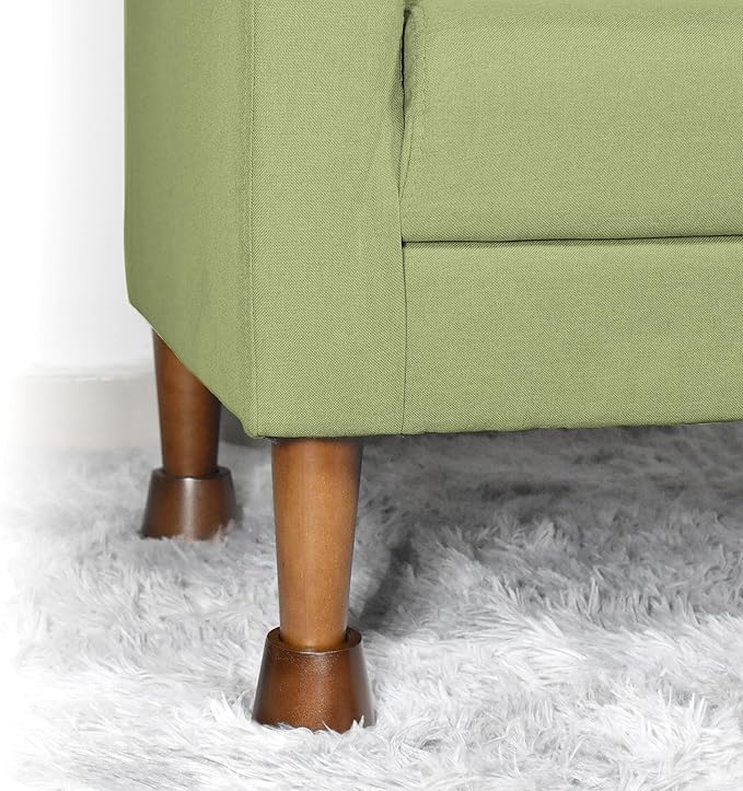Sopicoz Wooden Furniture Risers 2 Inch Tapered Bed Risers Set of 6, Heavy Duty Wood Bed Lifts Risers for Table, Sofa, Couch, Desk, Dresser