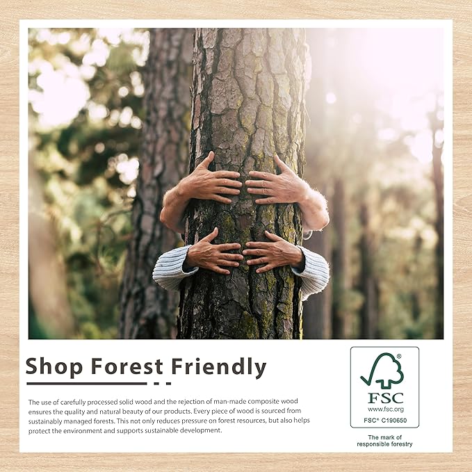 YOSHOOT Farmhouse Barn Door Mirror, 48"x30" Rustic Wood Framed Wall Mirror, Wall Mounted Vintage Mirror, Wooden Farmhouse Style for Bathroom Living Room Entryway, Brown, Horizontal Hanging ONLY