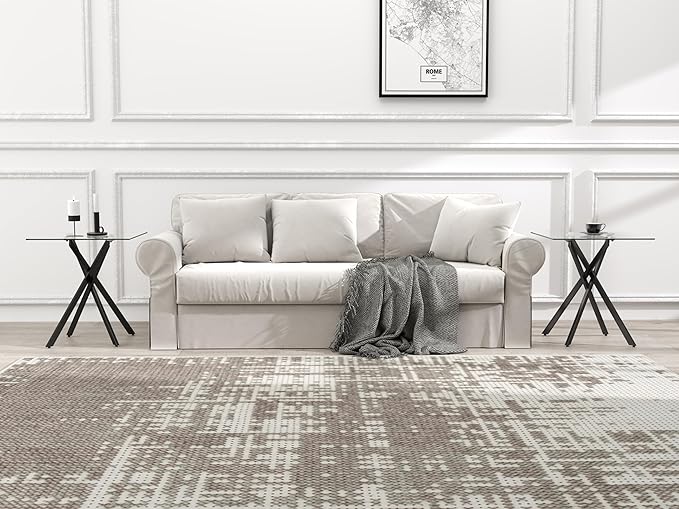 Small Side Coffee Table Set of 2 with Metal Legs, Tempered Glass Square Modern End Table for Living Room Sofa Home Office (2 Pieces, Black, 20"×20"×22")
