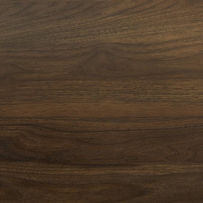 Florence 22 Inch 2 Drawer Open Top Side Table with USB Port - Dark Walnut