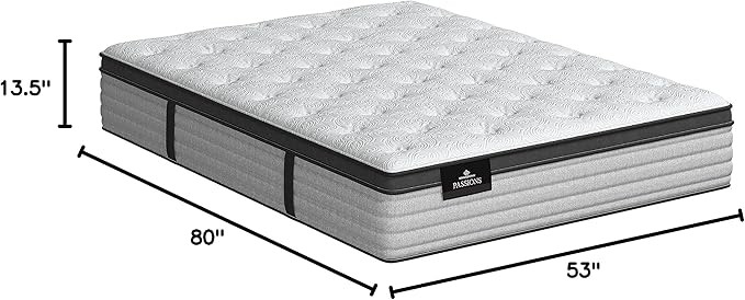 Kingsdown Passions Imagination Pillow Top Mattress, Full Extra Long