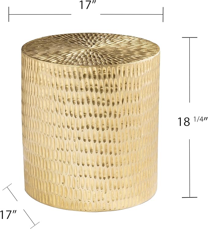 SEI Furniture Doylin Round Accent Table