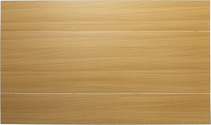 SEI Furniture Edenderry Farmhouse Folding Trestle Console to Dining Table – Natural Oak