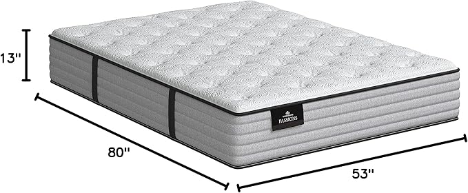 Kingsdown Passions Imagination Plush Mattress, Full Extra Long