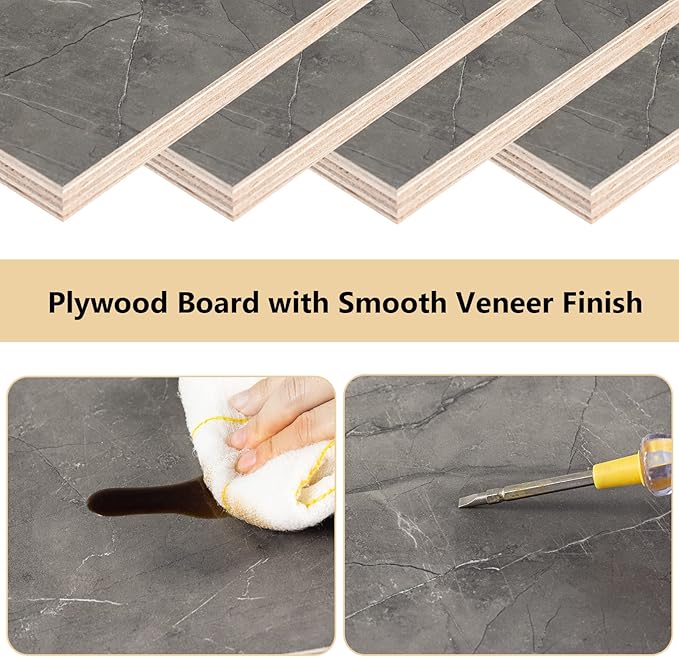 Floating TV Stand, 47'' Wall Mounted Entertainment Center TV Media Console, Floating Shelves with Door, Floating TV Cabinet Large Storage TV Bench for Living Room (Dark Grey, 47.63IN)