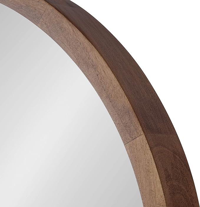 Kate and Laurel Hutton Rustic Arch Mirror, 20 x 30, Natural Rustic, Farmhouse Accent Mirror for Wall