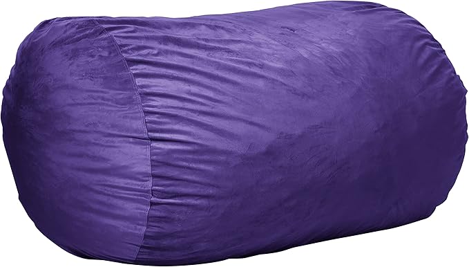 Sofa Sack Bean Bag Chair Cover, 6-Feet, Purple