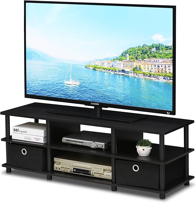 FURINNO Econ TV Entertainment Center, Espresso