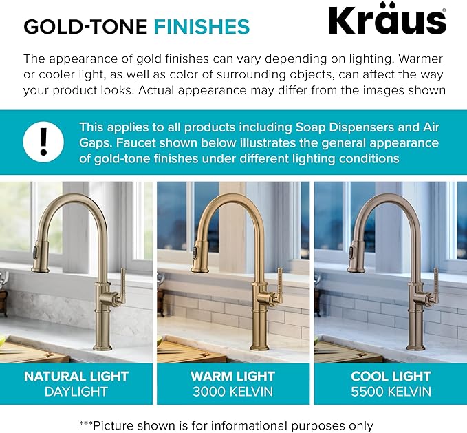 KRAUS Allyn Transitional Bridge Kitchen Faucet with Pull-Down Sprayhead in Brushed Gold, KPF-3121BG