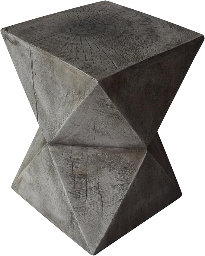 Christopher Knight Home Manuel Weight Concrete Accent Table, Light Gray