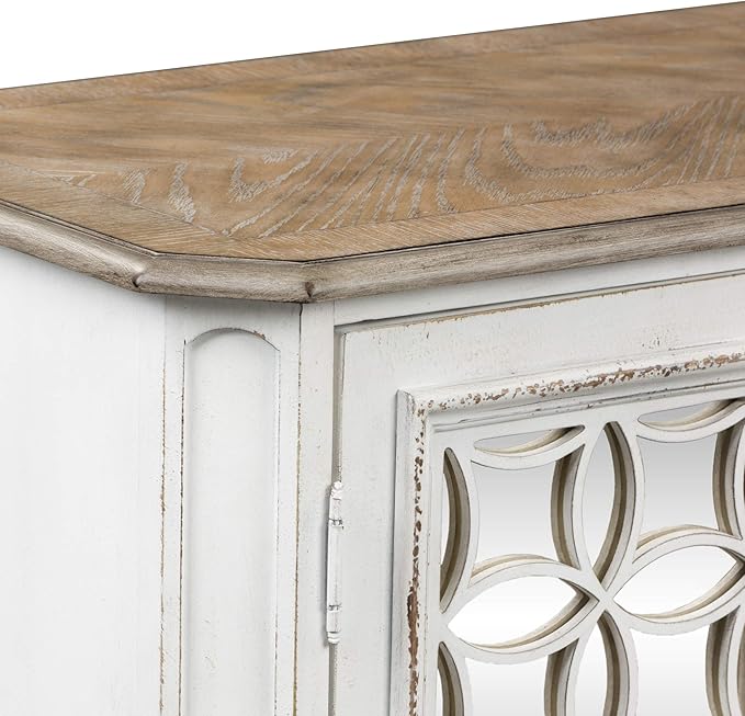 Liberty Furniture Industries Magnolia Manor TV Console, W51 x D18 x H32, White