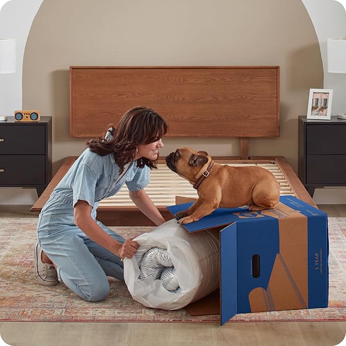 Sealy Dreamlife 8” Foam Mattress-in-a-Box, Queen, SealyComfort Gel Memory Foam, Surface-Guard Technology, Breathable Comfort