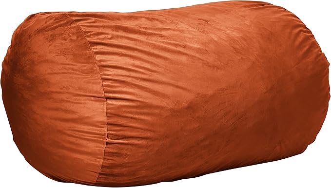 Sofa Sack Bean Bag Chair Cover, 6-Feet, Tangerine