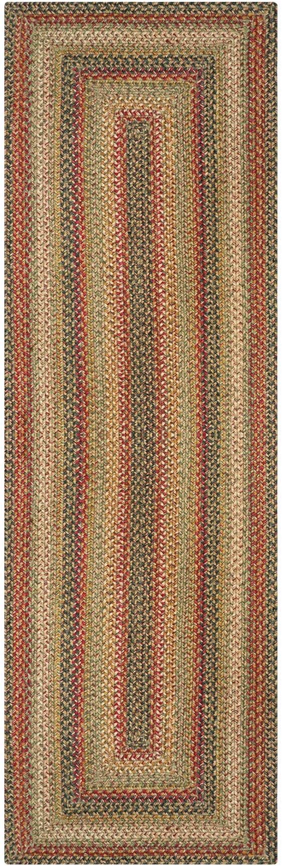 Kingston Jute Braided Rug Runners 22x72 – A Multicolor Braided Runner Rug to Use in Kitchen & Entryway