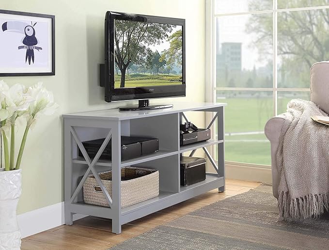 Convenience Concepts Oxford TV Stand, Gray