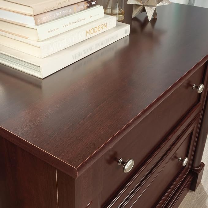 Sauder Palladia Lateral File, L: 36.81" x W: 22.01" x H: 29.62", Select Cherry